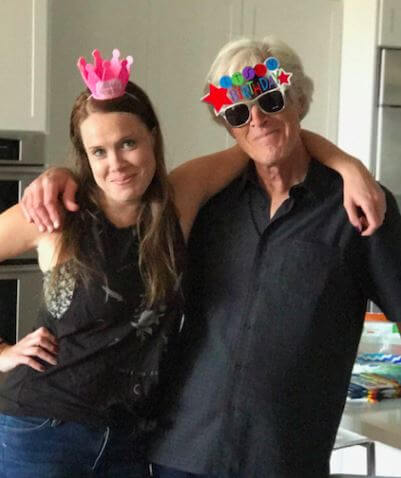 Emily Morrison's sister, Madeleine Morrison, and dad, Keith Morrison.